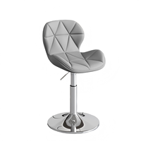 Tabouret de bar pivotant moderne en cuir, réglable en hauteur, avec base en métal, pour cuisine, maison, usage commercial, café et restaurant