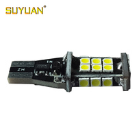 Petite ampoule LED pour voiture W16W 12V T15 921 3030-24 feu de signalisation LED feu arrière