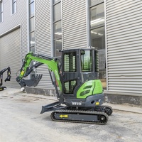 Excavator Mini HIGHTOP HT 25 Hidrolik Crawler Mini Excavator 2500kg Peralatan Pemindah Tanah Dijual