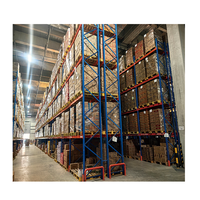 Étagère de stockage robuste en acier Q235B pour centre logistique, fabricant OEM, capacité 4000 kg, conception personnalisée