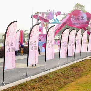 Bandera Publicitaria de Poliéster Tejida de Alta Calidad Personalizada, Entrega Rápida para Eventos al Aire Libre y Tiendas con Logotipo Personalizado - Product Image 3
