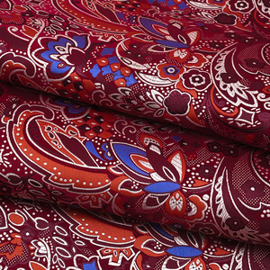 Yili Kỳ Lạ Paisley Hoa Điều Mô Hình Thời Trang Vải <span class=keywords><strong>Polyester</strong></span> Lụa Trang Trí Nội Thất Quần Áo Jacquard Vải - Product Image 1