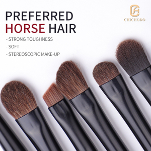 CHICHODO Set de 9 Brochas de Maquillaje de Ojos Serie Log Palm Little Bear con Corrector, Brochas Suaves para Difuminar Sombras de Ojos y <span class=keywords><strong>Cejas</strong></span> - Product Image 2