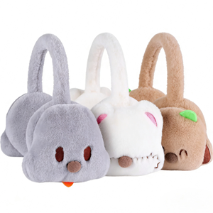 Orejeras de Invierno con Diseño de Oso de Dibujos Animados para Hombres y Mujeres - Estilo Coreano, Lindas Orejeras de Felpa Gruesa para Estudiantes - Product Image 6