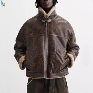 Giacche <span class=keywords><strong>Bomber</strong></span> in <span class=keywords><strong>Pelle</strong></span> Personalizzate di Alta Qualità da <span class=keywords><strong>Uomo</strong></span>, Giubbotti da Aviatore in Montone Shearling da <span class=keywords><strong>Uomo</strong></span> - Product Image 1