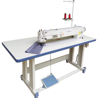 Nouvelle machine à coudre industrielle à bras long, à entraînement direct, pour tapis de tente zigzag, à aiguille simple, manuelle, haute productivité, modèle RN-1583D