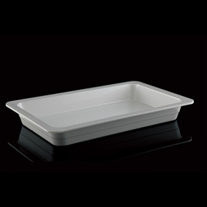 Conteneur GN Gastroonorme Blanc de Haute Qualité pour la Restauration, 20,6 Pouces, 100% Mélamine - Product Image 1