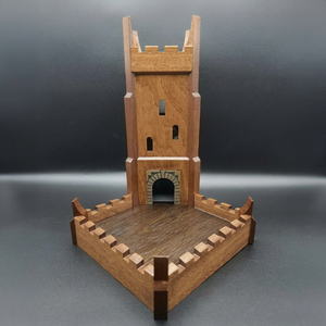 Tour à dés pliable en bois, boîte de rangement pour dés, pour jeux de table et jeux de société, vente en gros - Product Image 1
