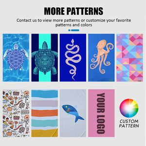 مناشف كبيرة جدًا خالية من الرمال للسفر وحمام السباحة واليوجا والصالة الرياضية والتخييم السلاحف والمشابك منشفة مايكروفايبر خفيفة الوزن كبيرة الحجم منشفة الشاطئ - Product Image 3