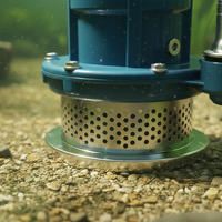 25QDX3-38-1.1C Meilleur prix Moteur électrique 1 pouce Pompe à eau submersible en acier inoxydable Puits profond Pompes à eau submersibles