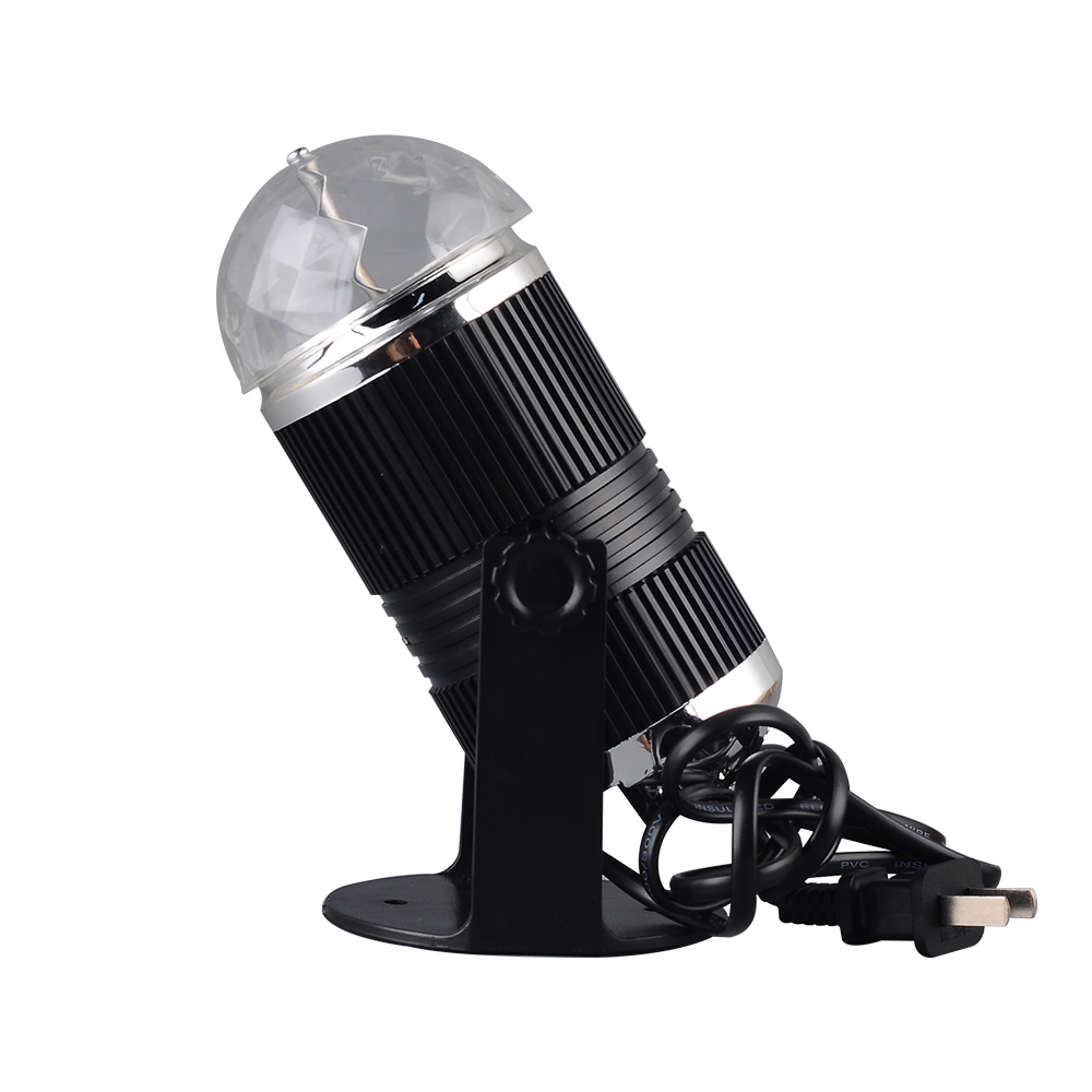 Dingdian Новинка, светодиодное сценическое освещение, профессиональное 3 Вт RGB праздничное портативное Мини Автоматическое вращение, сценическое освещение с изменением цвета