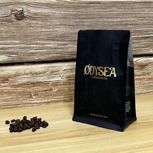 팩 새로운 도착 미국 스타일 12oz 16oz 1kg 핫 스탬프 골드 플랫 하단 커피 패키지 주석 넥타이 도매 커피 가방 - Product Image 2