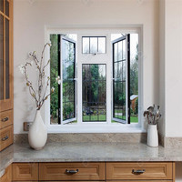 Fenêtre pliante en aluminium à double vitrage PRIMA, taille personnalisée, style moderne minimaliste, pour balcon, anti-effraction, insonorisée