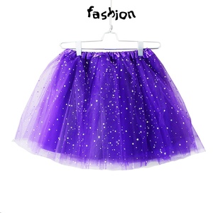 Nouvelle <span class=keywords><strong>jupe</strong></span> mi-longue en tulle bouffant à étoiles pour <span class=keywords><strong>femme</strong></span> avec doublure intérieure, 4 couches, <span class=keywords><strong>jupe</strong></span> <span class=keywords><strong>tutu</strong></span> à sequins - Product Image 4