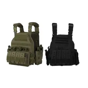 Yuda Factory Camuflaje Multicam Armor Vest Combat Gear Plate Carrier Chaleco táctico de liberación rápida Gilet Pare Balles