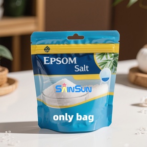 Biodegradable <b>Compost</b> Custom Logo 250G 500G 1Kg Plastic Pouch Table Rock Organic Natural Epsom Sea Salt Packaging Zipper <b>Bag</b> - Product Image 5
