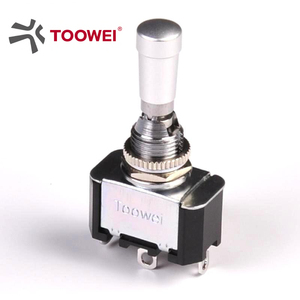 TOOWEI SPDT Interruptor de palanca de bloqueo momentáneo de ambos lados - Product Image 1