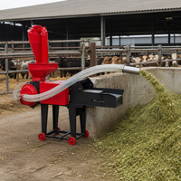 Nouvelle Hacheuse à ensilage 3-en-1 en acier inoxydable, capacité 3 tonnes/heure, pour tiges de maïs, pailles de riz, pailles de blé, herbe