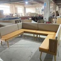 Mobilier moderne pour café-restaurant, table et chaises de restaurant occidental, table et chaises de loisirs, combinaison canapé et banquette