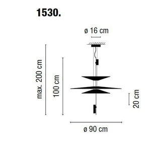 Lámpara colgante moderna minimalista de varias capas con LED, candelabro redondo de múltiples cabezales para sala de estar, escalera, hotel, sala de exposiciones. - Product Image 5