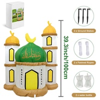 2025 Neues Design Eid Mubarak Hof Aufblasbare Muslimische Festival Ramadan Dekoration Aufblasbares Kamel-Laternen-Ballon