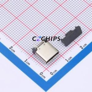 HX TYPE-C 24PLT H9.3 USB Connector SMD Connector ( Connector Type: Type-C )( Protocol Standard: USB 3.1 )( Gender: Female ) - Product Image 1