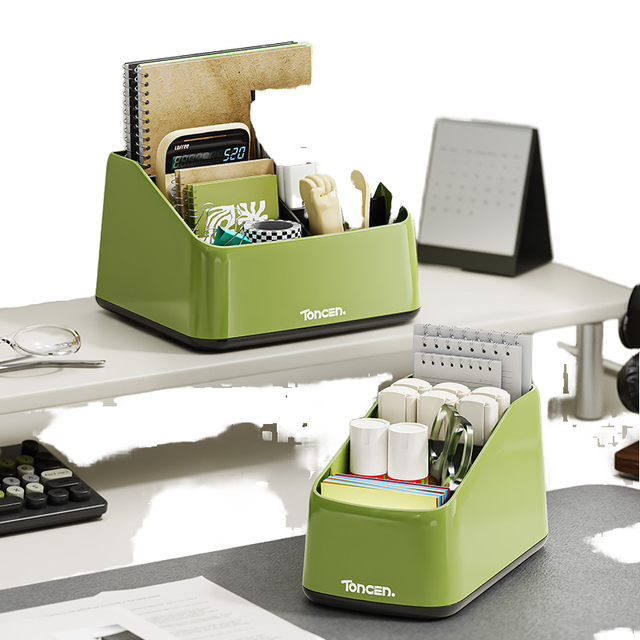 PP Plastic Modern Sustainable Drawer Rectangular Desktop Organizer Multi Functional Cosmetic Stationery Storage Box Office