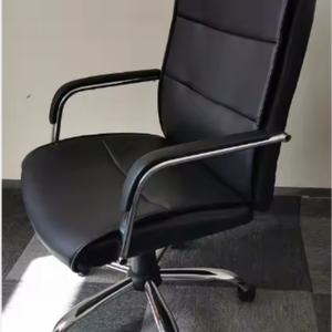 Sillas de Oficina Giratorias de Cuero con Respaldo Alto, Estilo Clásico, para Personal, Sala de Oficina, Computadora - Product Image 4