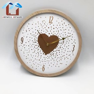 Orologio <span class=keywords><strong>da</strong></span> <span class=keywords><strong>parete</strong></span> con decorazione in legno in stile mediterraneo personalizzato 2022 - Product Image 3