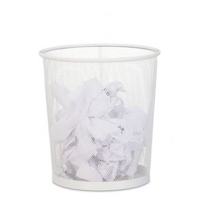 Home or <b>Office</b> Metal square Waste Can Paper Wastebasket Garbage Container Bin for Bathrooms Metal Trash Basket - Product Image 4