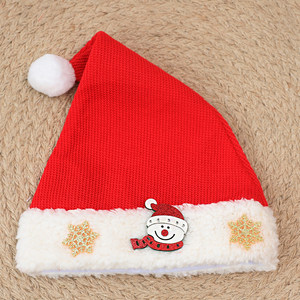 Chapeau de Noël haut de gamme style gaufre pour enfants et adultes – Matière : Aucune – Origine : Aucune – Cadeau et décoration de Noël populaires - Product Image 5