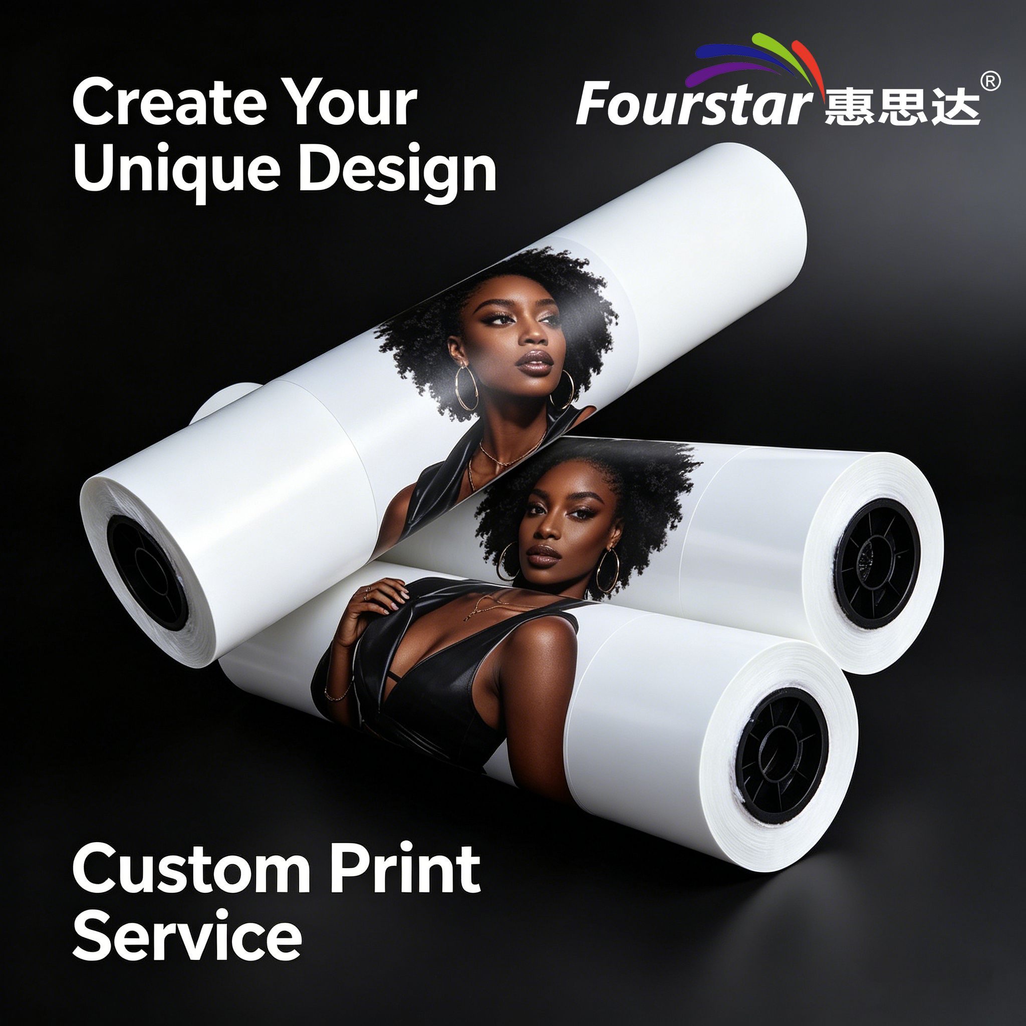 High-Adhesion DTF PET Water Transfer Printable Transfer Rolls 30cm/33cm/60cm for Long-Lasting Transfers Professional Textile