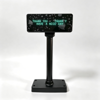 PD2020 VFD 20x2 Écran client sur poteau 700cd/m2 Haute luminosité Écran bleu-vert USB RS232 pour caisse enregistreuse de supermarché CE FCC ROHS
