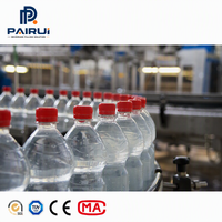 Máquina 3 en 1 para llenado de agua en venta, enjuague, llenado y tapado de botellas PET, planta embotelladora de agua pura, precio de fábrica