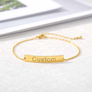 Braccialetti con Coordinate Personalizzate, Catena in Acciaio Inossidabile Incisa, Bracciale con Targhetta Nome Bambino, <span class=keywords><strong>Gioielli</strong></span> Personalizzati - Product Image 6