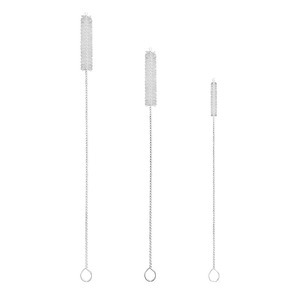 Straw Brush Cleaning Set Stainless Steel Nylon 175MM 200MM 240MM For Baby Bottle Cup Straw Nipple Cleaning - Product Image 5