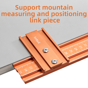 Imbot tự làm cắt gỗ hướng dẫn định vị chính xác Hợp kim nhôm công cụ phần cứng với backer hỗ trợ cai trị tùy chỉnh tùy chọn OEM - Product Image 5