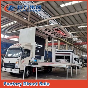 <span class=keywords><strong>Camion</strong></span> hydraulique mené mobile d'étape de Roadshow d'étape de HOWO 4x2 de haute qualité - Product Image 4