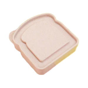 Boîte à lunch rigide oblongue haut de gamme, étanche, avec compartiment à pain et rangement pour toasts, idéale pour les sushis et les articles de cuisine - Product Image 2