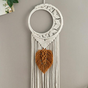 <span class=keywords><strong>Atrapasueños</strong></span> tejido bohemio de Luna hueca colgante decoración del hogar boda Regalo de Cumpleaños hecho a mano estilo Art Deco ecológico - Product Image 6