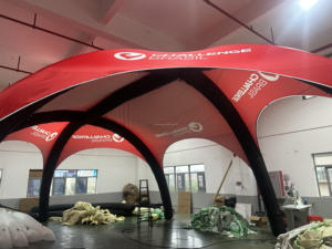 Tente gonflable portative conçue sur mesure de  pour des événements extérieurs 5m/8m araignée de salons commerciaux d'Oxford - Product Image 5