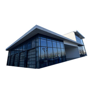 Estructura de acero ligero Garaje doméstico doble Cobertizo de estacionamiento Estructura de acero Cocheras en venta - Product Image 1