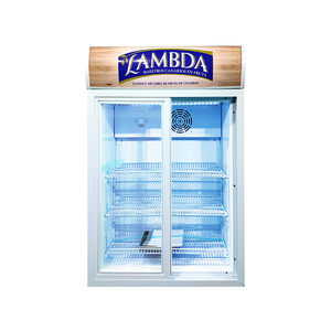 Meisda SC105L 105L Vitrina Refrigerada Comercial con Doble Puerta Corredera, Refrigerador Vertical de Exhibición - Product Image 4