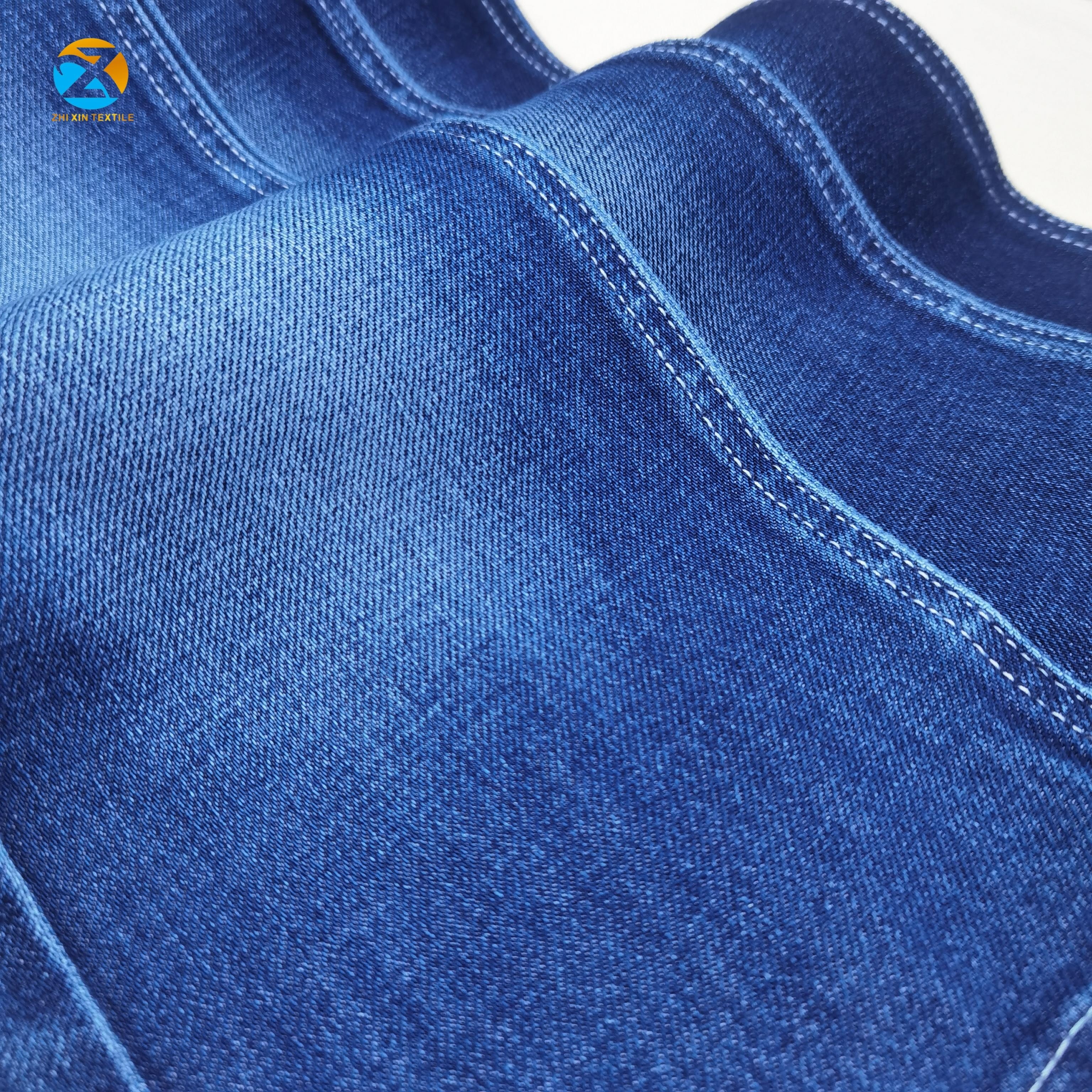 Hot Sale Heavy Stretch Denim Fabric for Women Jeans