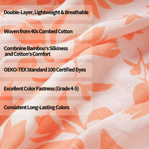 Organic Bamboo Cotton Super Soft <strong>Muslin</strong> Baby <strong>Swaddle</strong> Nursery Swaddling Blankets Newborn <strong>Muslin</strong> Blanket - Product Image 3