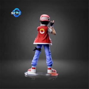 โมเดลเครื่องประดับสำหรับเทรนเนอร์ตุ๊กตาอะนิเมะ2D ตุ๊กตาสีแดงสำหรับสะสม - Product Image 3