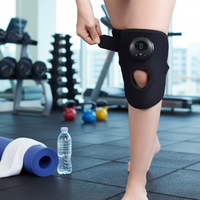 Masseur portable sans fil RS pour genoux, jambes et mollets, 6 modes, 9 niveaux d'intensité, EMS, avec contrôle du temps, batterie au lithium, pièce unique