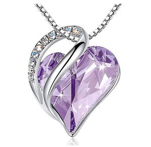Collana all'ingrosso del cuore di amore del diamante di cristallo della pietra preziosa di 12 mesi all'ingrosso <span class=keywords><strong>per</strong></span> il <span class=keywords><strong>regalo</strong></span> della <span class=keywords><strong>figlia</strong></span> delle ragazze della moglie - Product Image 4