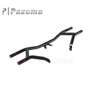 哈雷FLHX FLHR FLTRU 2014-2025摩托车高速公路发动机防护防撞杆，带Delrin滑块端 - Product Image 2