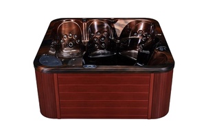 Vente en gros de baignoire spa extérieure autoportante en acrylique spa pour maison/villa/hôtel - Product Image 3